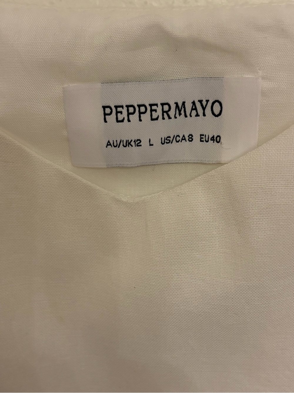 Peppermayo Heavenly Linen Maxi Dress - White - AU 12 / US 8 (L) - NWOT - Picture 7 of 8